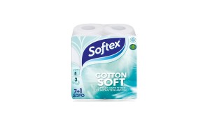 ΧΑΡΤΙ ΥΓΕΙΑΣ SOFTEX 7+1 COTTON SOFT* Είδη Καθαρισμού