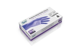 ΓΑΝΤΙΑ ΝΙΤΡΙΛΙΟΥ ANTIBAC INT. 100 TEM* Είδη Καθαρισμού