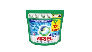 ARIEL ΚΑΨΟΥΛΕΣ 17+17 ALL IN ONE * Καθαριστικά/Απορρυπαντικά