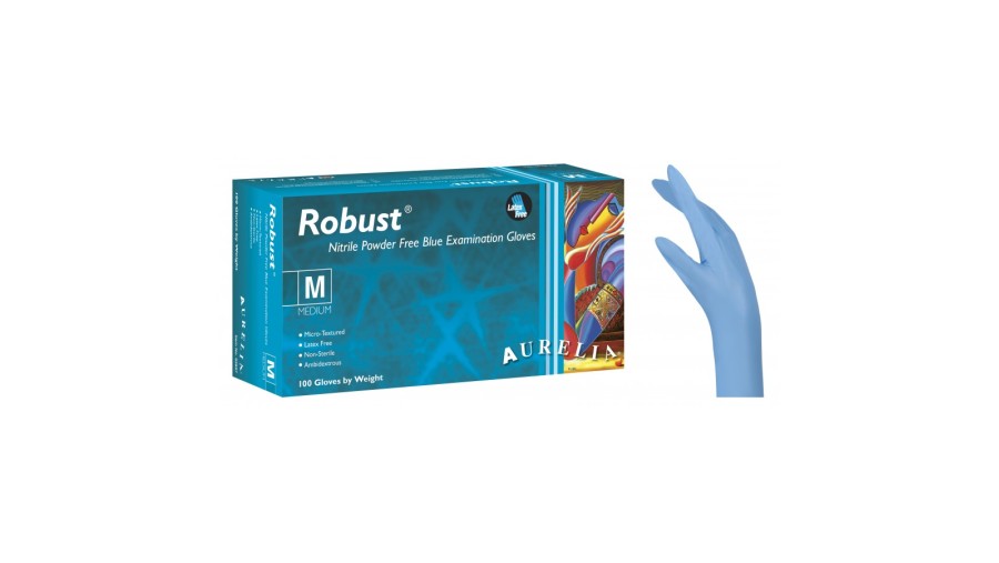 ΓΑΝΤΙ ΝΙΤΡΙΛΙΟΥ BLUE ROBUST 100 TEM* Είδη Καθαρισμού ΓΑΝΤΙ ΝΙΤΡΙΛΙΟΥ BLUE ROBUST 100 TEM* Είδη Καθαρισμού