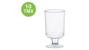 ΠΟΤΗΡΙ CRYSTAL ΚΡΑΣΙΟΥ ΜΕ ΠΟΔΙ 10 ΤΕΜ* Εξοπλισμός
